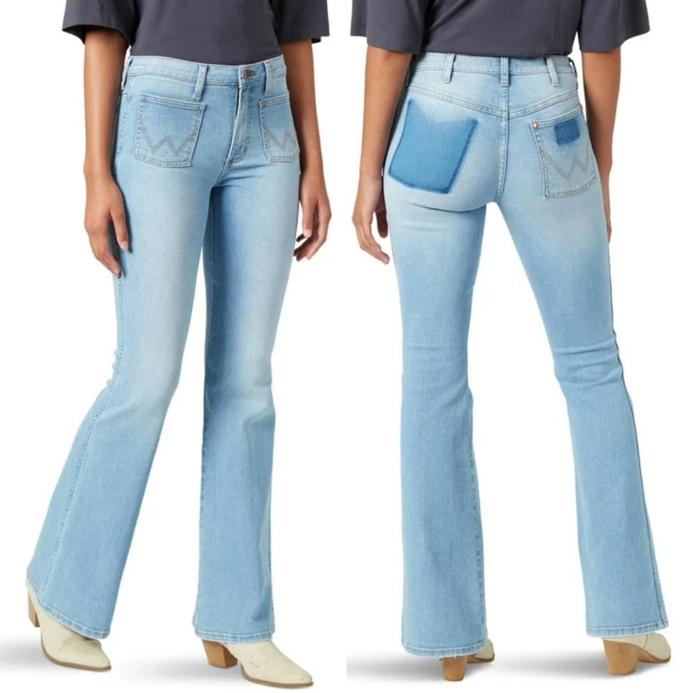 Wrangler Light Blue Flare Jeans